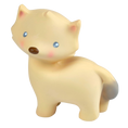Load image into Gallery viewer, Natural Organic Teether, Rattle & Bath Toy: Arctic Fox