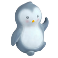 Load image into Gallery viewer, Organic Natural Teether, Rattle & Bath Toy: Arctic Penguin