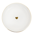 Load image into Gallery viewer, Trinket Tray: Gold Heart Jewelry Dish