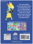Load image into Gallery viewer, Five Jolly Giraffes- Silicone Touch and Feel Board Book - Counting