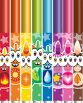 Load image into Gallery viewer, SCENTICORNS® Scented Stationery Broad line Markers 8ct.