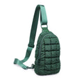Load image into Gallery viewer, Rejuvenate - Quilted Puffer Nylon Sling Backpack