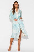 Load image into Gallery viewer, Luxury Robe: Romantique Blue (Long)