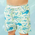 Load image into Gallery viewer, Shark Friends Ocean Animals Boys Swim Trunks/Swimsuit