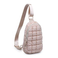 Load image into Gallery viewer, Rejuvenate - Quilted Puffer Nylon Sling Backpack