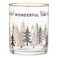 Load image into Gallery viewer, Holiday: Gold Rimmed Rocks Glass - The Most Wonderful Time of The Year