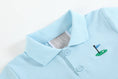 Load image into Gallery viewer, Polo Shirt: Light Blue Golf Hole