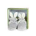 Load image into Gallery viewer, Newborn Slippers: Bloom Bunny Hoppy Feet Slippers - (Boxed)