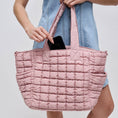 Load image into Gallery viewer, Tote: Dreamer - Quilted Puffer Nylon Tote