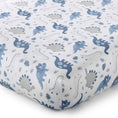 Load image into Gallery viewer, Nursery: Kipton Dino's Cotton Crib Fitted Sheet