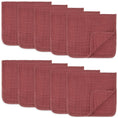 Load image into Gallery viewer, Muslin Burp Cloths: Pack of 6 (Blush)