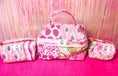 Load image into Gallery viewer, Cosmetic Bag: Heart of Grace (Hand quilted) Set of 3