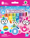 Load image into Gallery viewer, SCENTICORNS® Scented Stationery Broad line Markers 8ct.