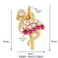 Load image into Gallery viewer, Charm: Pink Flamingo Charm For Charm Necklace & Bracelet