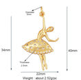 Load image into Gallery viewer, Large Ballerina Dancer Charm For Charm Necklace & Bracelet