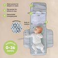 Load image into Gallery viewer, Changing Mat: Ezee Portable Diaper Changing Pad, Foldable