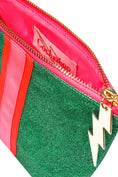 Load image into Gallery viewer, Small Green Glitter Bag