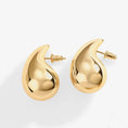 Load image into Gallery viewer, Earrings: Teardrop Water drop Earrings 18k Gold filled (Medium)