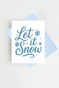 Load image into Gallery viewer, Greeting Card: Let it Snow Christmas Card New Year Holiday