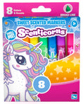Load image into Gallery viewer, SCENTICORNS® Scented Stationery Broad line Markers 8ct.