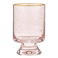 Load image into Gallery viewer, Gold Rimmed Glass (Blush)