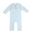 Load image into Gallery viewer, Milan Pastel Kangaroo Pocket Baby Jumpsuit (Organic cotton): Blue