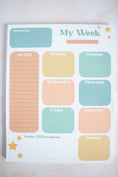 Load image into Gallery viewer, Planner: Retro Stars Weekly Planner