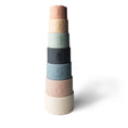 Load image into Gallery viewer, Large Stacking Cups with Shapes (7 pc)