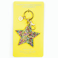 Load image into Gallery viewer, Confetti Star Keychain