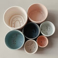Load image into Gallery viewer, Large Stacking Cups with Shapes (7 pc)