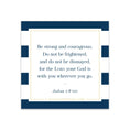 Load image into Gallery viewer, Scripture Static Cling: Be Strong and Courageous