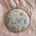 Load image into Gallery viewer, Handmade 'Peace' Christmas Decoration