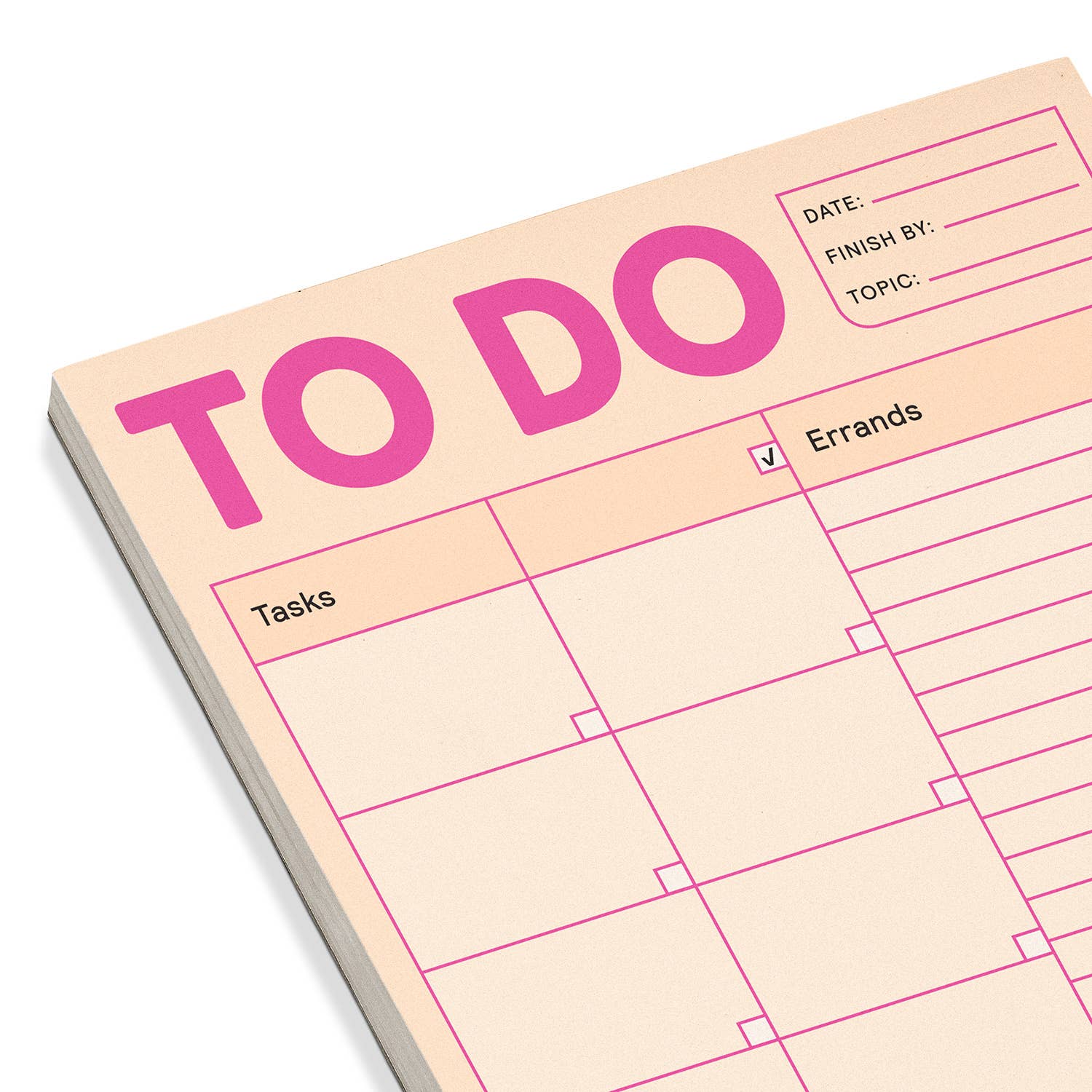 Planner: To Do Notepad (Pastel Orange)