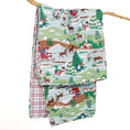 Load image into Gallery viewer, Holiday Throw: Merry Mountains Quilted
