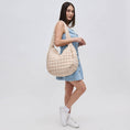 Load image into Gallery viewer, Tote: Revive - Quilted Puffer Nylon Hobo
