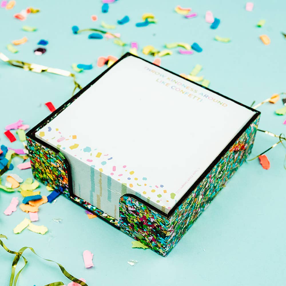 Confetti: Sticky Notes Acrylic Holder