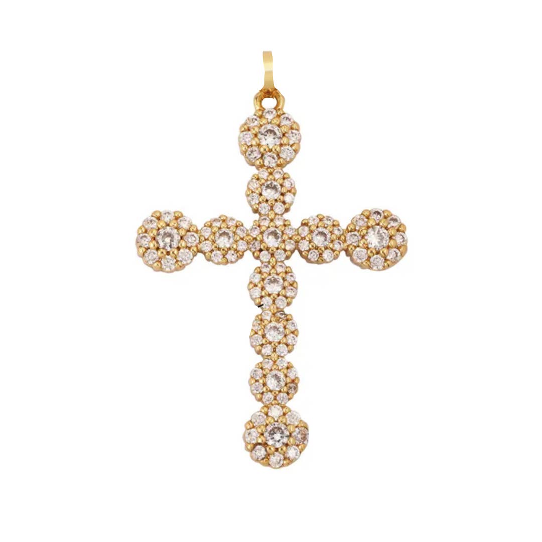 Large Cross Charm For Charm Necklace & Bracelet