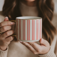 Load image into Gallery viewer, Mug: Red Stripe Holiday
