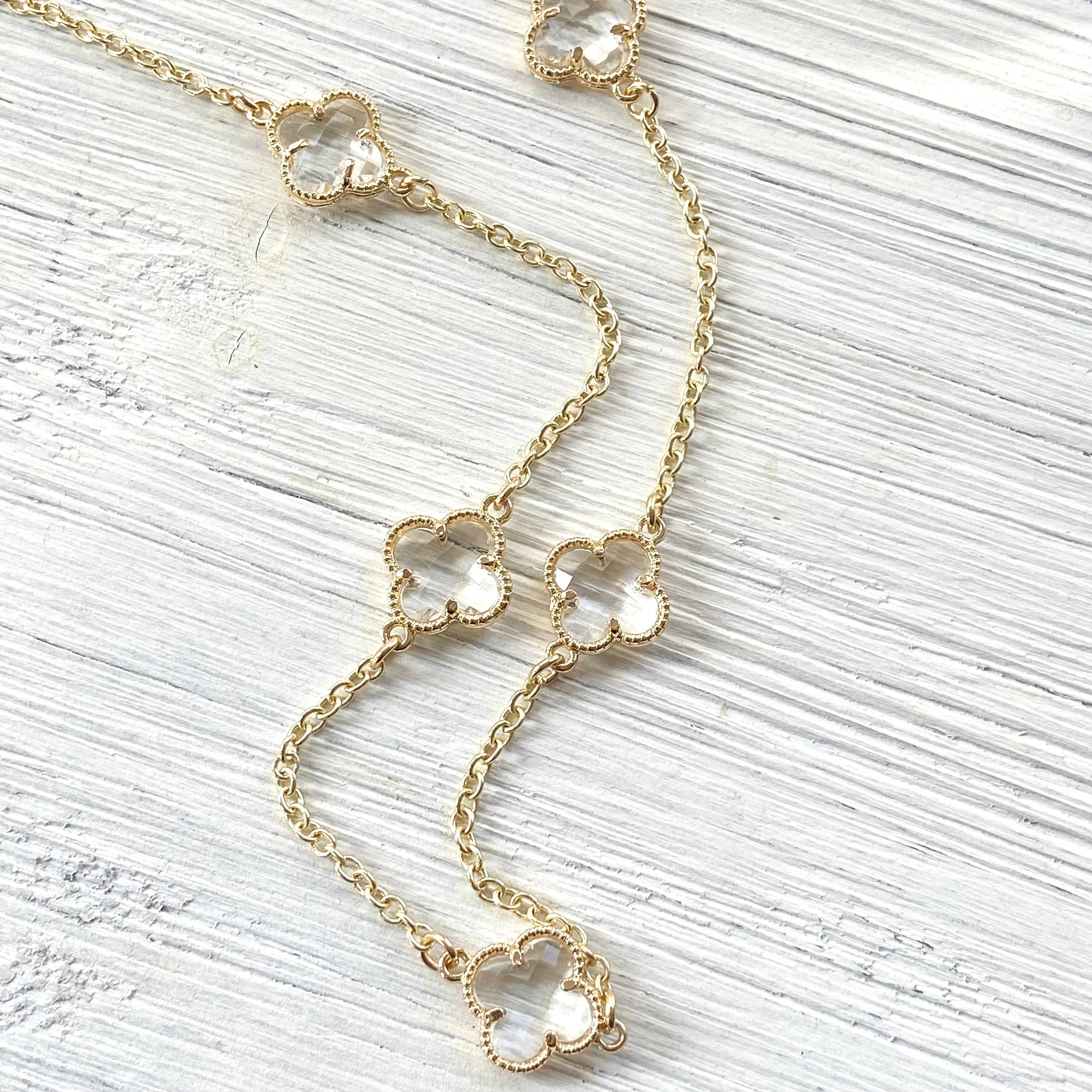 Necklace: Clover Quatrefoil