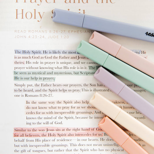 Highlighters: Muted Pastel Highlighters