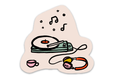 Load image into Gallery viewer, Sticker: Record Player Vinyl
