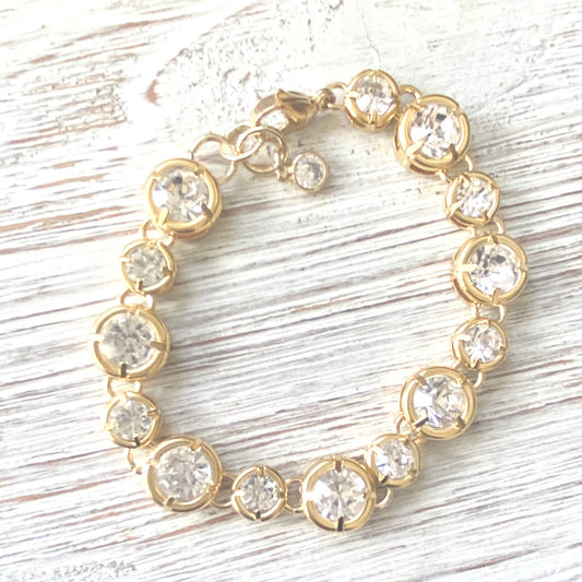 Bracelet: Crystal Chunky Crystals