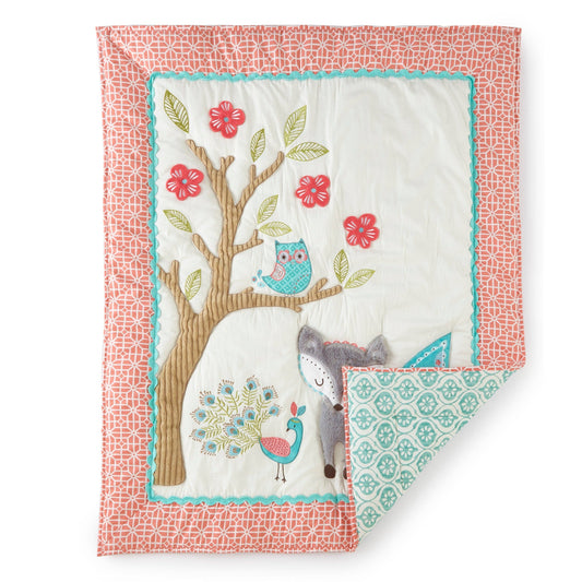 Fiona Fox: 5PC Crib Bedding Set