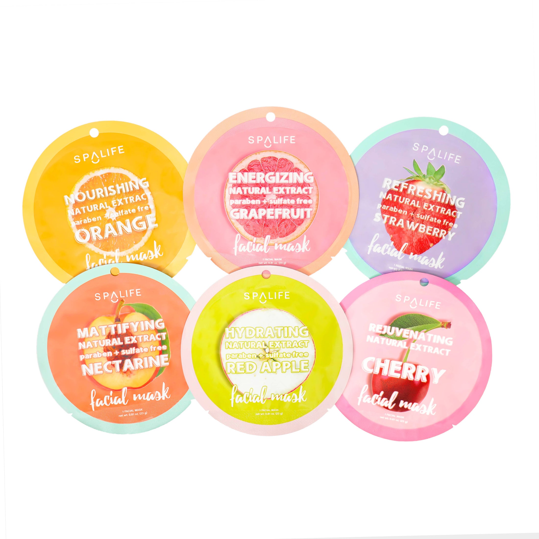 Facial Masks: SpaLife Fruit Facial (6 Pack)