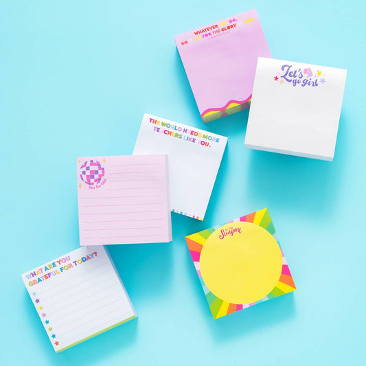 Teacher Gift: Best Teacher Ever Sticky Reminder Pad