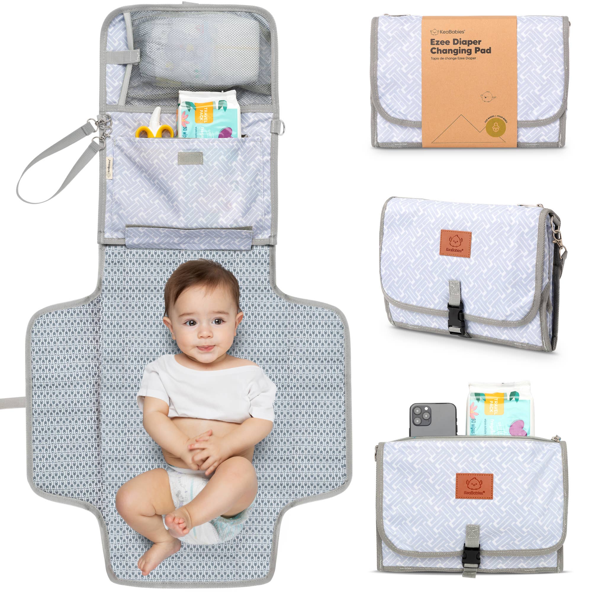 Changing Mat: Ezee Portable Diaper Changing Pad, Foldable