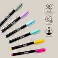 Load image into Gallery viewer, Markers - Smudge Free, Wet-Erase Pens - Pastel Colors

