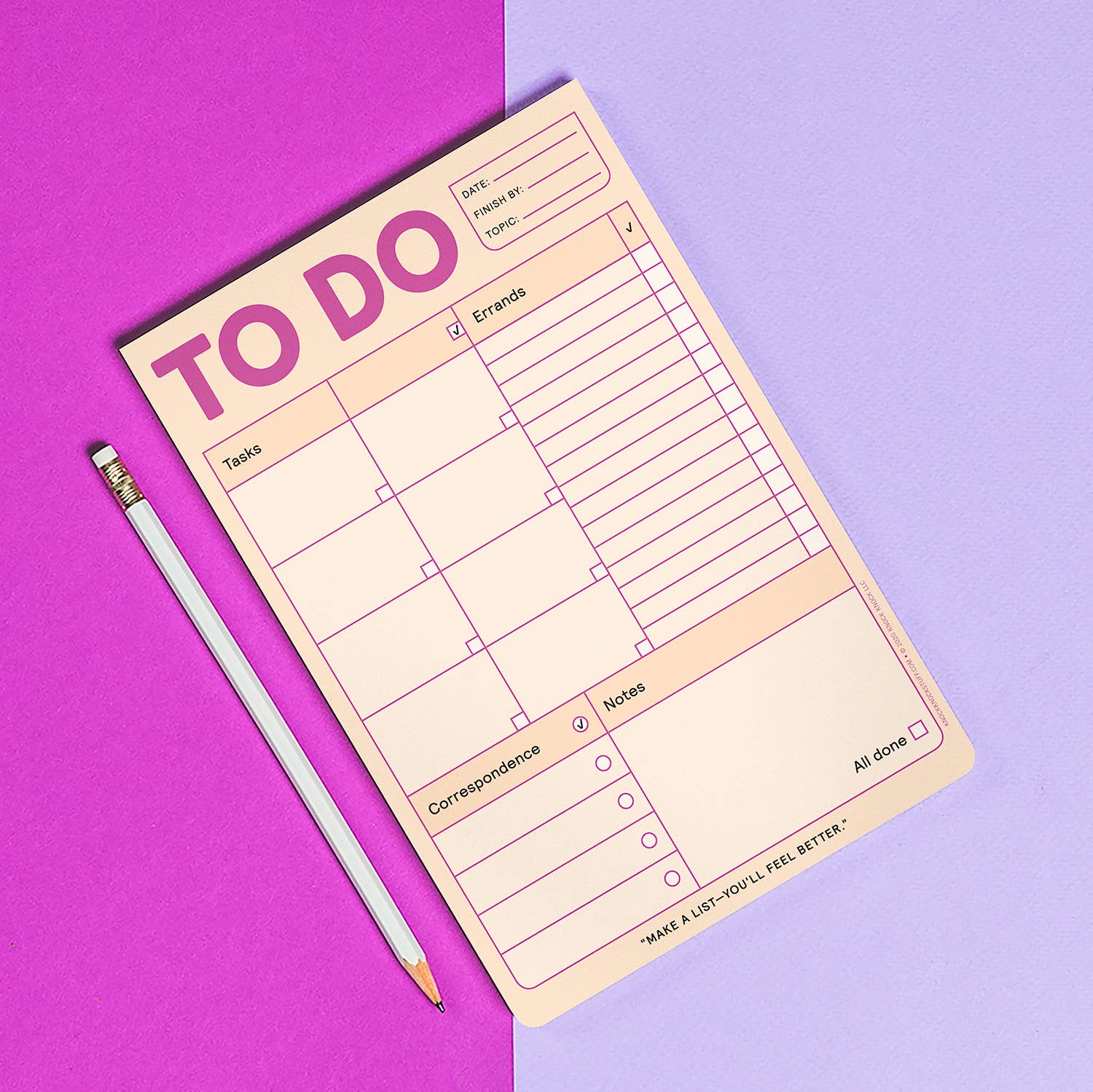 Planner: To Do Notepad (Pastel Orange)