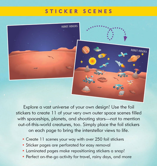 Activity Book: Sticker Scenes - Outer Space