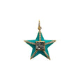 Load image into Gallery viewer, Charm: Star with CZ (Available in Multiple Colors)
